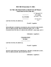 5th Circuit on material support of ...