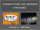 Diversification and Defensive Strat...