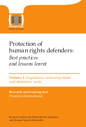 Protection of human rights defender...